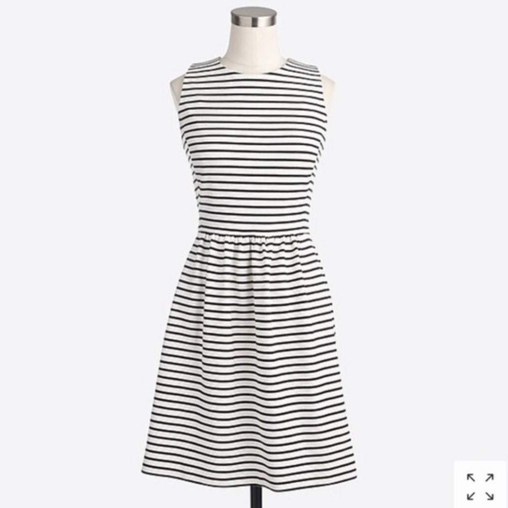 J. Crew Striped Daybreak Dress